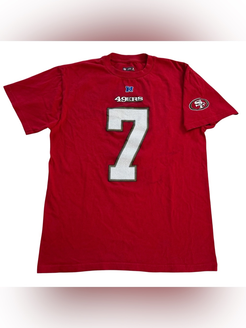 San Francisco 49ers Colin Kaepernick NFL Team Apparel Men’s T-Shirt Red size M